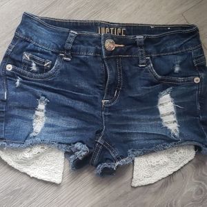Justice Denim Shorts